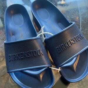 Birkenstock Men’s Barbados size 40 Navy Blue Slide Sandals